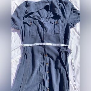 Denim Short Sleeve Dress